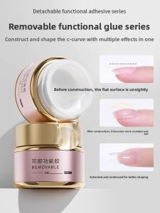 Kasi | Gel Polish for Acrylic Nails with Clear Shape Adhesive for Rhinestones