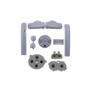 1Set Full Buttons For GBA D-Pad AB LR Button Key For Advance Conductive Rubber Silicone Button Pad Kit
