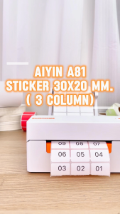 Gprinter สติ๊กเกอร์ความร้อน 50x30 40x20 30x20mm ฉลากสินค้า สติ๊กเกอร์บาร์โค้ด Thermal Sticker กันน้ำ