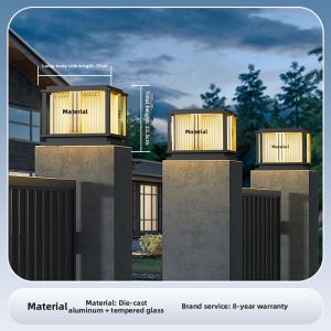 VINCAN | Outdoor Column Light for Villas and Courtyards Plug-in Style