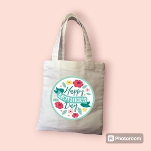 Mothers Day Canvas Tote Bag 12x14 Random Design