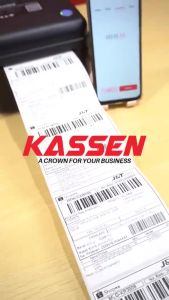 Direct Thermal Barcode Label Printer 100mm KASSEN DT-643 / DT643 USB BLUETOOTH