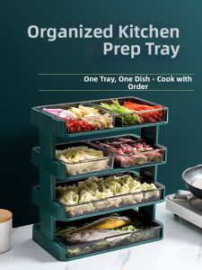AMU·PIGGY | Multi-layer Plastic Organizer For Kitchen