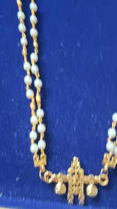 Genuine Freshwater Pearl Indian Thali Chain | Authentic Mangalsutra Necklace | Bridal Wedding Jewelry MY