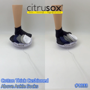 CITRUSOX Cotton Thick Cushioned Above Ankle Socks (25-28 cm EU 41-45) #1333 #moisture #wicking
