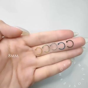 Stainless Steel Nose Ring fake Nose Nails Small Nose Ring Anti-allergic Small Ear Nails假鼻环小鼻圈流行不锈钢鼻环防敏感不褪色不生锈