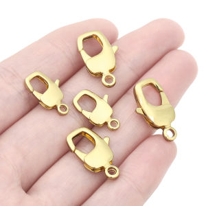 1PC 14K Gold Plated High Quality Brass Lobster Clasps Crab Claws Clasp Connectors For Necklace Bracelet DIY Jewelry Finding Making Accessories