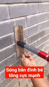 Máy Bắn Đinh Bê Tông Mini Thế Hệ Mới.Máy Bắn Đinh Hạt Nổ 7.3mm Mẫu Mới Nhất Năm Chính Hãng
