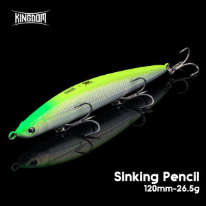 Kingdom Pencil Sinking Fishing Lure 120mm 26.5g Long Cast Saltwater Lures Trolling Artificial Bait Sea Bass Wobblers Lure