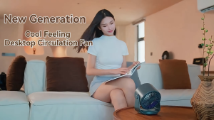 MEGA SALE!!Portable Air Circulation Electric Fan/Wall-Mounted and Desktop Fan/100 Gear High speed brushless Fan/ Intelligent Natural Wind/Rechargeable Fan