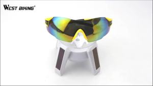 West Biking | WEST BIKING Ultralight Frameless Cycling Sunglasses UV400 Anti-Glare Polarized Lens Windproof Sports Glasses For MTB Road Bike