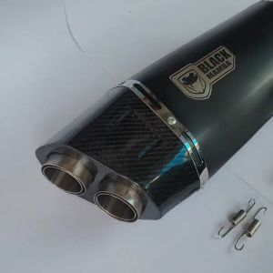Silencer Only Knalpot Racing Original Black Mamba Adventure Full Black Doff