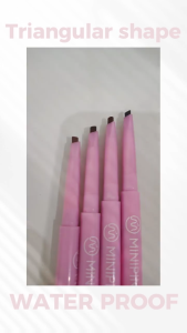 [BPOM] MINIPINK Double Head Auto Eyebrow Pensil Kepala Ganda Pigmented Tahan Air