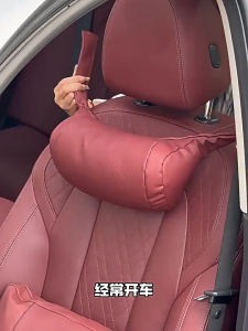 Car Headrest Neck Support Soft Seat Neck Pillow Comfort Breathable Memory Foam Adjustable for Lexus NX GS