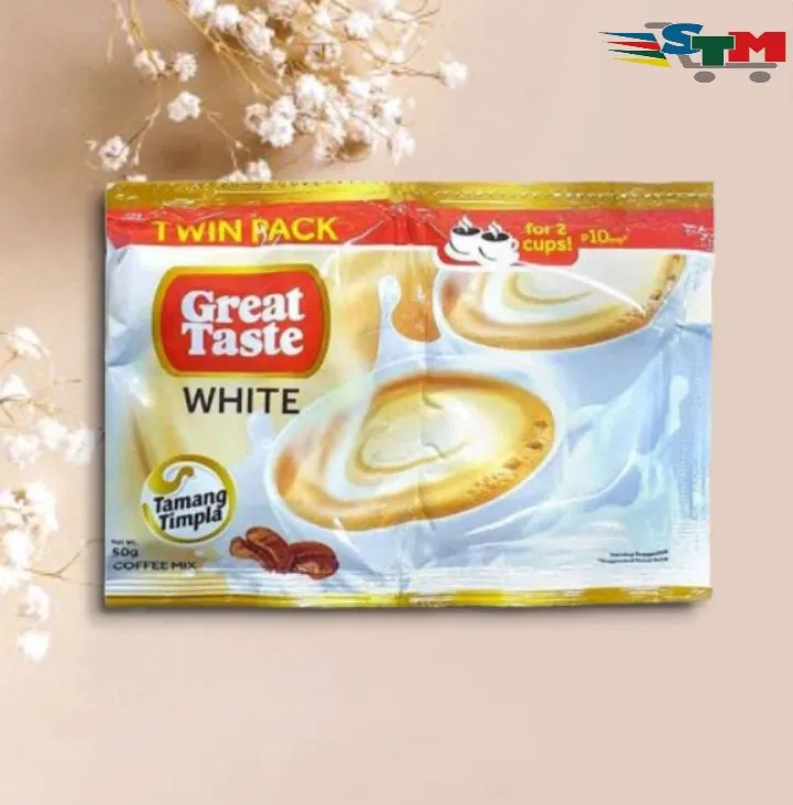 Great taste white twin 3in1 coffee 50g(by10s) | Lazada PH