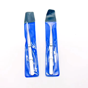 Stainless Steel Non-Slip Jewelry Tweezer Diamond Gem Tweezer With Slide Lock