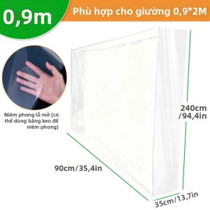 Bao Bì Nệm Cỡ Lớn Chống Bụi Chống Ẩm Làm Từ Màng Nhựa Dùng Để Vận Chuyển Và Bảo Quản Thân Thiện Với Môi Trường Có Thể Gấp Gọn.