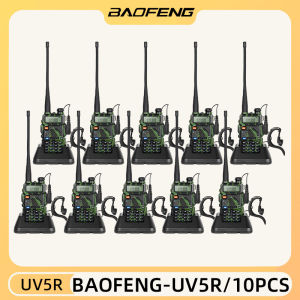 10pcs Baofeng UV-5R VHF/UHF Dual Band Two-Way Radio walkie talkie ready to send out*COD*