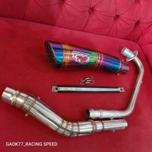 Knalpot Racing R9 H2 Rainbo Vixion Cbr150r Cb150r R15 Byson Mx satria gsx sonic supra gtr verza dll