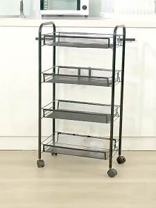 Multifunctional Mobile Shelving Cart