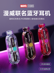 Marvel Half-In-Ear Wireless Bluetooth Earphones High Quality Sports Noise Reduction for Men And Women Disney DW-T10 True Wireless Earphones