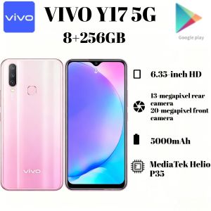 vivo | New Arrival 2026 Authentic VIVO Y17 Global Version Cellphone 8+256GB Memory Triple Rear Camera 5000mAh Big Battery Daily‑Use