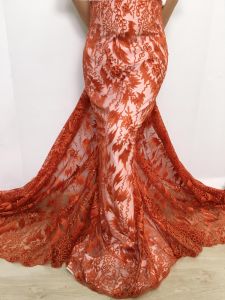 SJD LACE French Mesh Lace Fabrics Nigerian Sequins 5Yards 2025 Newest African Milk Silk Net Lace for Women Party Dresses 4466