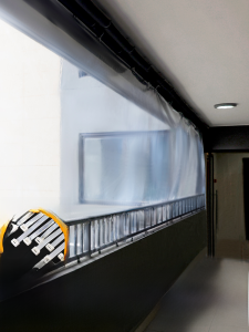 Thickened Transparent Waterproof Rainproof Outdoor Canopy Cloth for Balcony Windows Sunshade Home Essential PVC Material