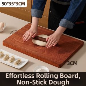 HAOGUANJIA | Home Kitchen Wooden Pastry Board For Dumplings And Cutting