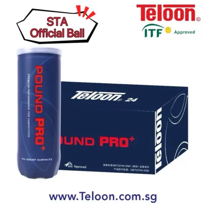 72 Balls | POUND PRO+ | STA OFFICIAL BAL | ITF Approved Tennis Balls | Tournament Class Ball | 24 Tubes x 3 Balls/Tube