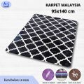 Karpet Malaysia ukuran 95x140 cm (Small) halus, lembut & lebih tebal. 