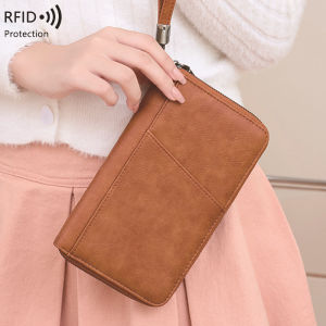 BANYANU Business Travel Women Passport Holder Wallet Anti theft Leather Purse for Mom Birthday Gifts 2025