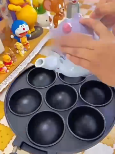 Acuan Akok Non Stick 7/8/12 Hole Takoyaki Non Stick Cake Mould Acuan Kuih Bakar Non Stick Periuk