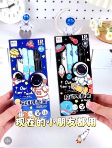 12Pcs Retractable Erasable Pens Make Mistakes Disappear Blue/Black Ink Pens Easy to Erase Writing Pen School Supplies