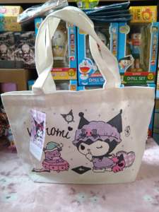 กระเป๋าผ้า แคนวาส Kuromi ลิขสิทธิ์แท้ sanrio