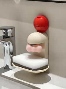 Magnetic Soap Dish Wall Mounted No Drilling Soap Holder Storage Rack Real "Fertile Water Does Not Flow to Foreign Fields"