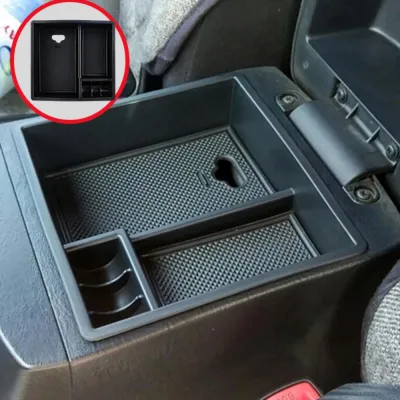 Toyota Hilux Vigo Fortuner Innova Armrest Organizer 2004-2014 Khay Đựng Đồ Ở Bảng Điều Khiển Trung Tâm Chống Trượt Phù Hợp Cho Xe