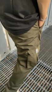 Reach Celana Cargo Panjang Reguler Fit Ripstop Army Pria