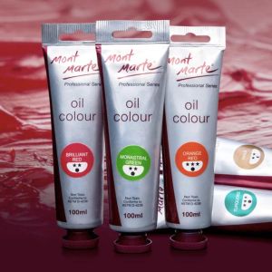 Mont Marte 100ml Oil Paint | Premium Pigment oil Paint