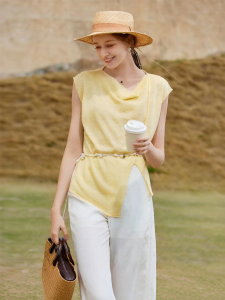 XIANGYING | French Style Flutter Sleeve Knit Top