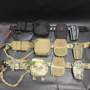 Nylon Tactical Equipment Full Set Outdoor CS Game G17 Holster Quick Draw Waist Belt Molle Universal for Men And Women