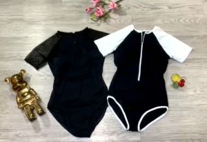 Bikini Nữ 1 Mảnh Bộ Đồ Bơi Đi Biển Tay Lưới Nhiều Màu Freesize BinSports BHV097