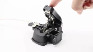 BYXGD A3 Fiber Cleaver High Precision One-step Alloy Fiber Optic Cutting Tool Cold Connection/Hot melt/SM/MM Automatic Cutter