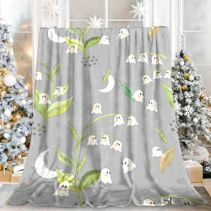 Beast Kingdom | Cute Sloth Coffee Lover Flannel Blanket Soft Fuzzy Plush Cozy Warm Throw for Sofa Bed Couch Home Decor Gifts