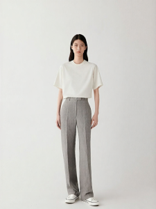 ICICLE | Linen Plain Cloth Trousers