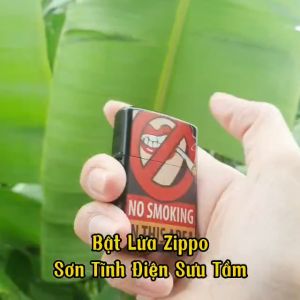 Bật Lửa Zippo Sơn Tĩnh Điện Mẫu Sưu Tầm Nhiều Hình ( Tặng Kèm Đá Bấc) - Bật Lửa Xăng Đá Zippo Giá Rẻ