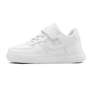 Childrens White Sports Shoes Breathable Anti-slip Soft Bottom Performance Sneakers Boys Girls Running Shoes Universal Kids