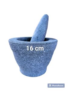 Lumpang batu asli 100% ukuran 16 cm harga termurah ( uang kembali jika bukan batu asli )
