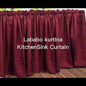 Plain kitchen curtain/Panglabbao Window washable curtain