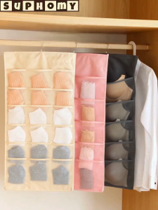 Tempat tas gantung rak gantung Tempat tas gantung Rak Tas Gantung resleting Lemari tas Gantungan tas 6 8 sekat Bag Organizer Tas Gantung Bag Storage SUPHOMY